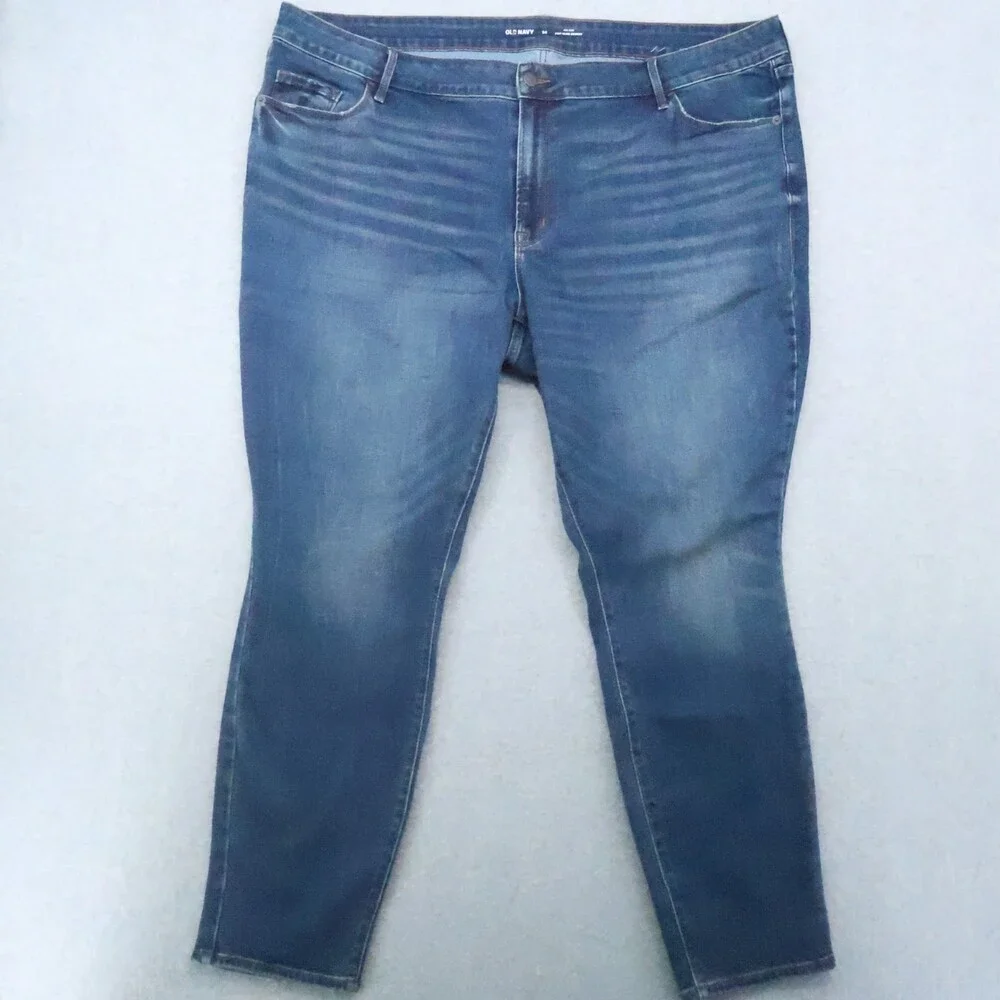 Old Navy Women's Jeans Size 24 Medium Wash Blue Denim Skinny